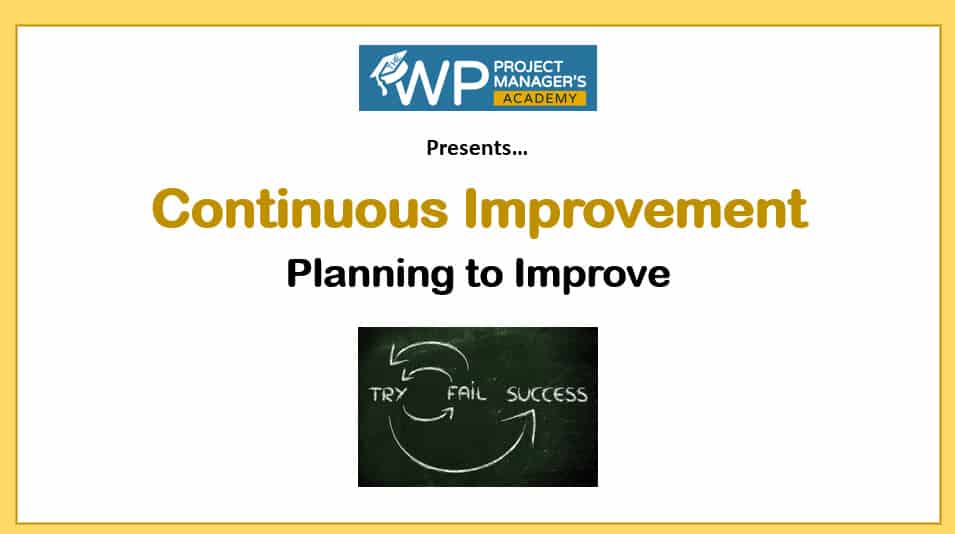 title slide for Continuous Improvement webinar